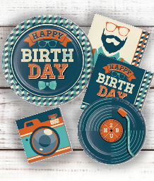 Hipster | Retro Party Decorations and Party Supplies